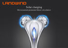 Solar Charging Dual Beauty Bar V Shape Face Massage Roller